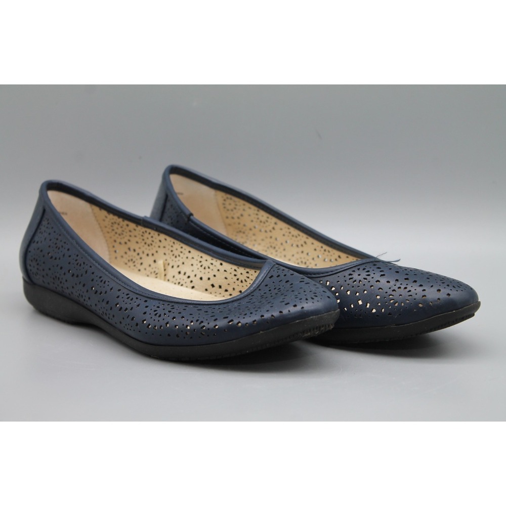 Croft & Barrow Ortholite Baritone Women’s 8.5 Navy Ballet Flats Comfort Shoes